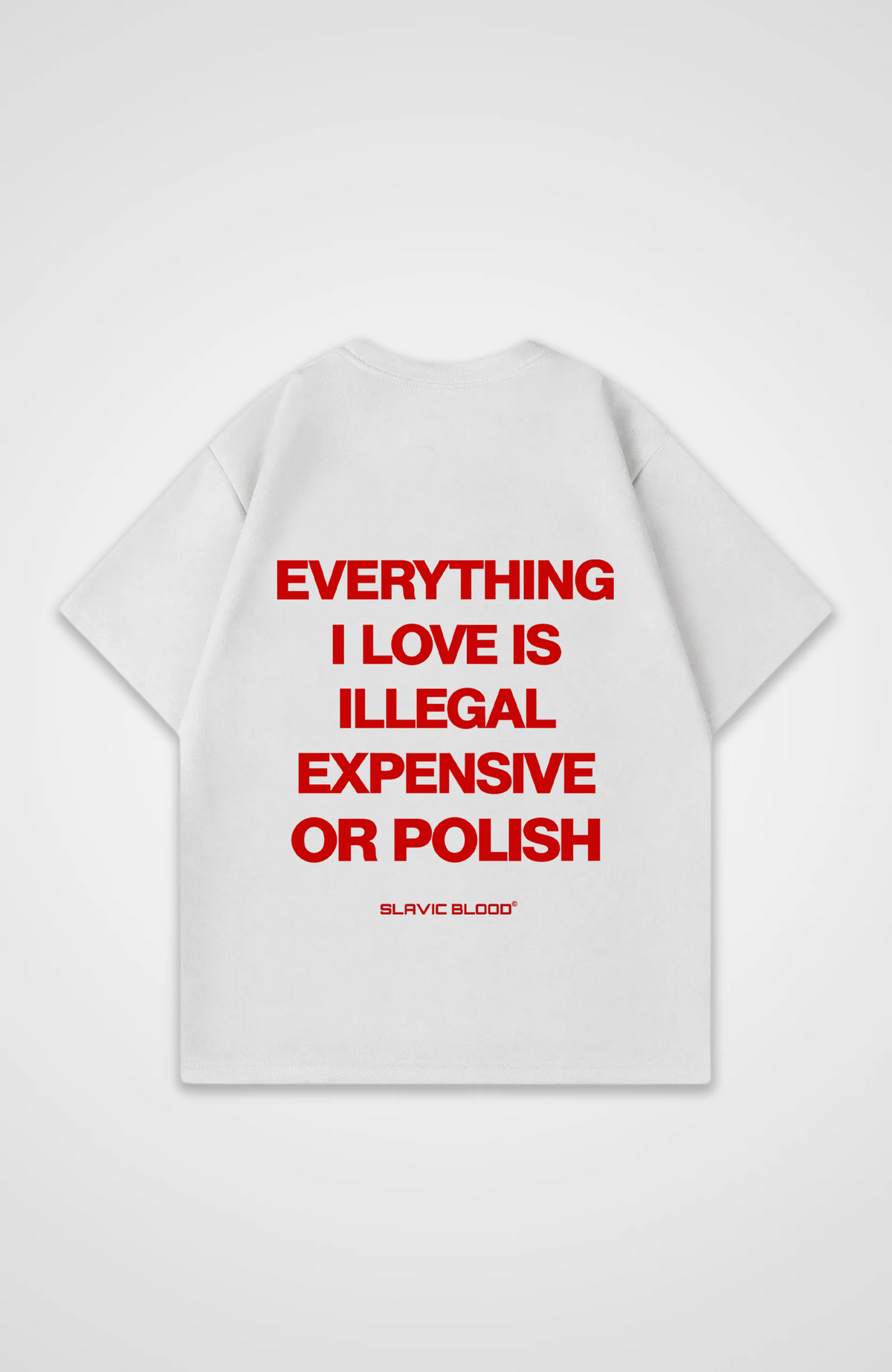 Everything i love is Polish Oversized shirt