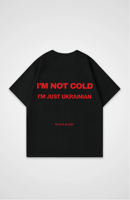 I´m not cold i´m just Ukrainian Oversized shirt