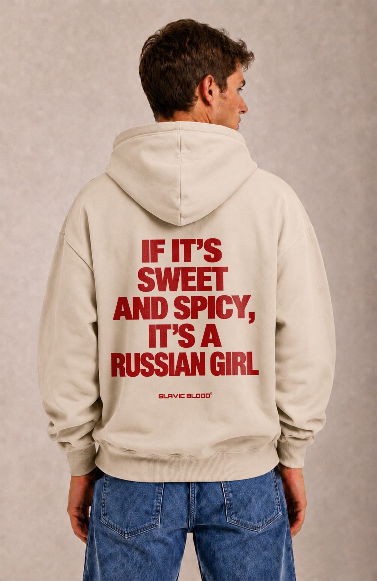 Sweet and Spicy, it´s a russian girl Oversized hoodie