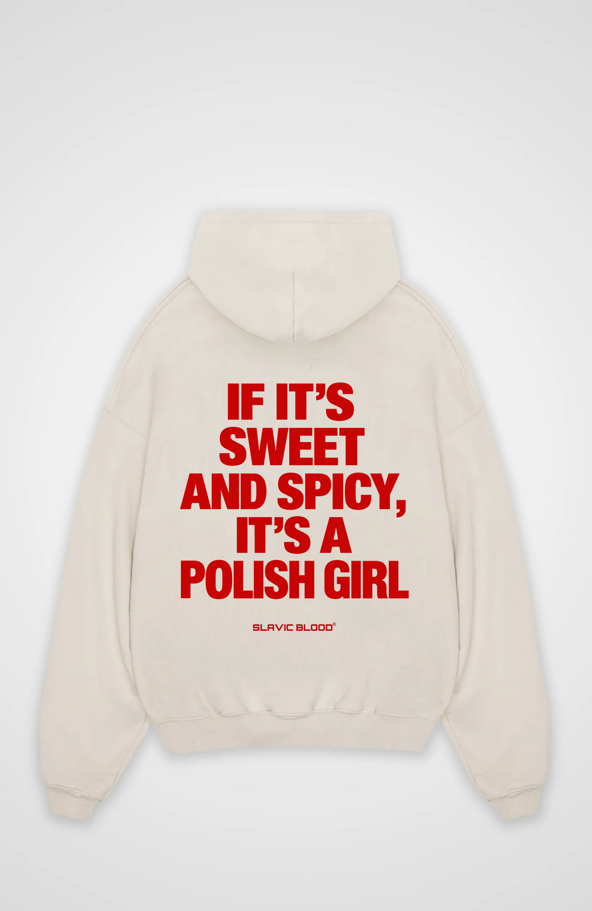 Sweet and Spicy Polish girl Oversized hoodie