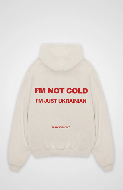 I´m not cold i´m just Ukrainian Oversized hoodie