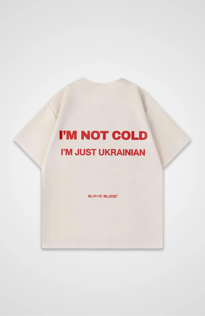 I´m not cold i´m just Ukrainian Oversized shirt