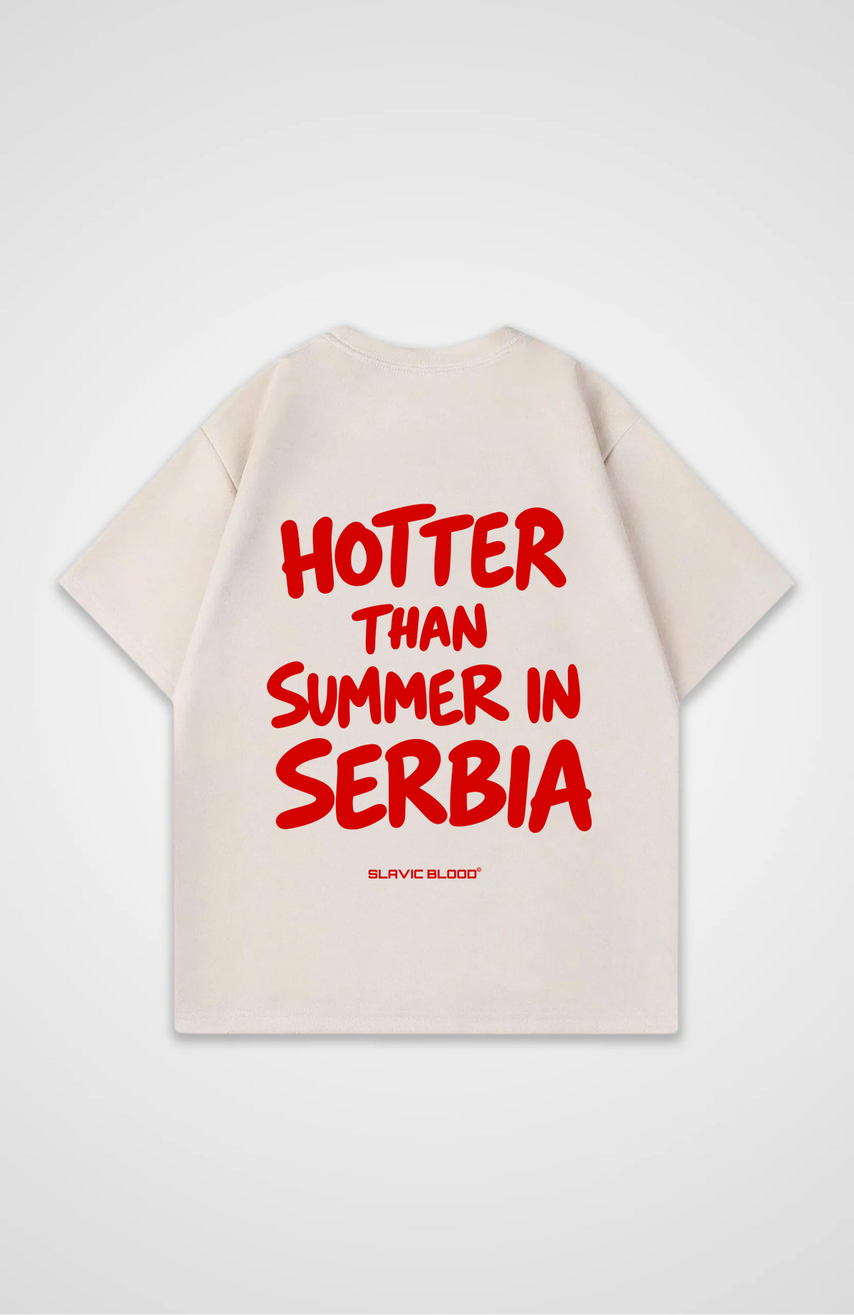 Hotter than summer in Serbia Oversized shirt
